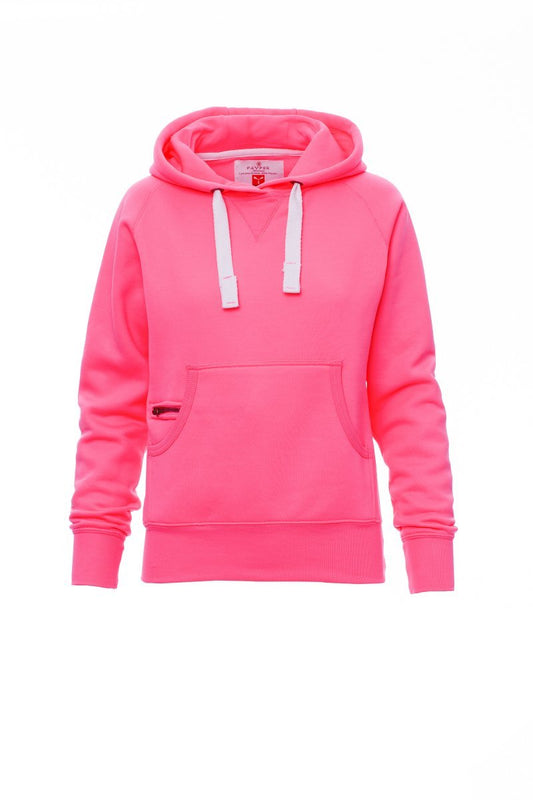 PAYPER - Tailliertes Damen-Sweatshirt ATLANTA+LADY FLUO - Farbe: Fluo-Fuchsienrot