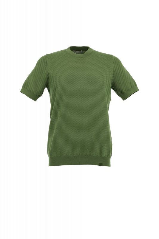 PAYPER - Gestricktes T-shirt ROOFTOP - Farbe: Militärgrün