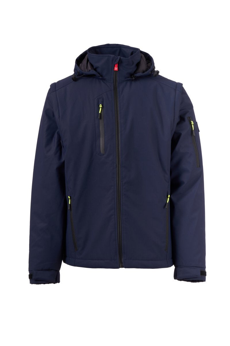 PAYPER - Herren Softshelljacke CREEK 2IN1 LITE PAD - Farbe: Marineblau/Schwarz