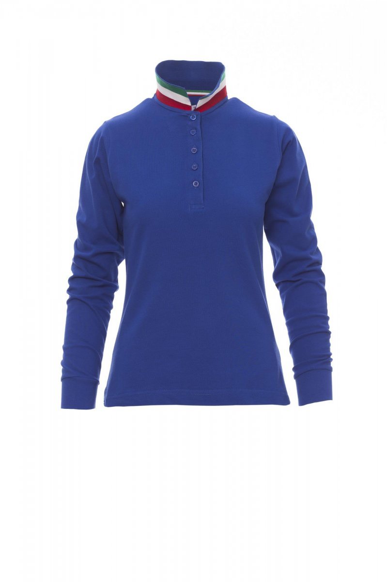 PAYPER - Tailliertes Damen-Poloshirt LONG NATION LADY