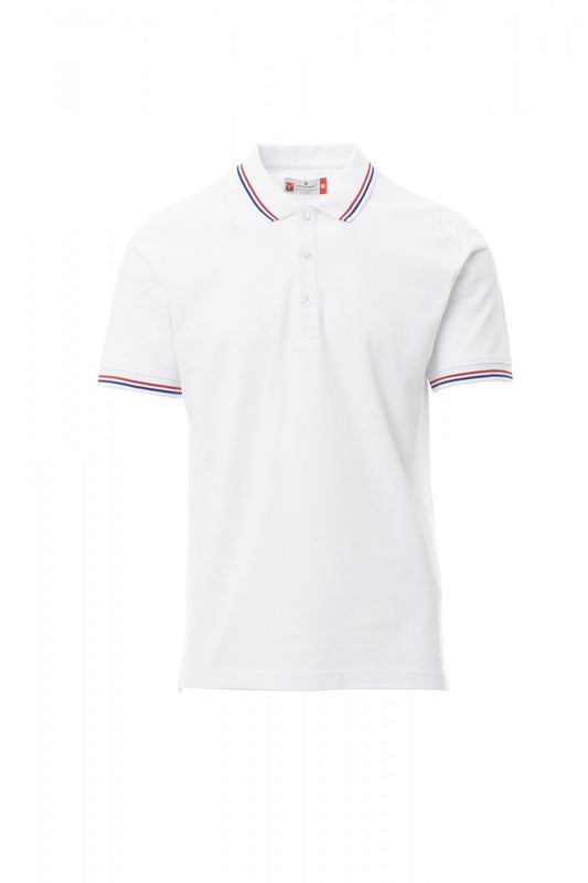 PAYPER Poloshirt FRANCE in WEISS - Arbeitskleidung für Industrie und Handwerk