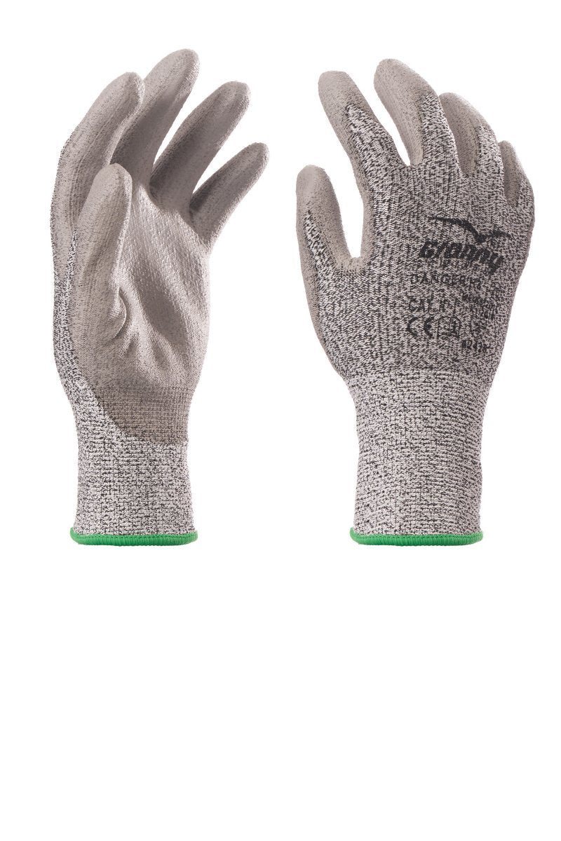 GIONNY WINGS - Handschuh DANGER H3 (VPE: 12 Paar) - Farbe: Grau