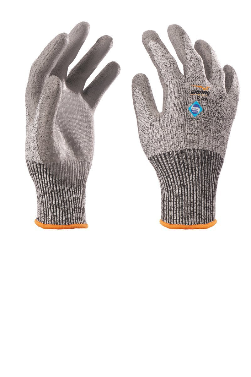 GIONNY WINGS - Handschuh RANGER 3 Klasse C (VPE: 12 Paar) - Farbe: Grau