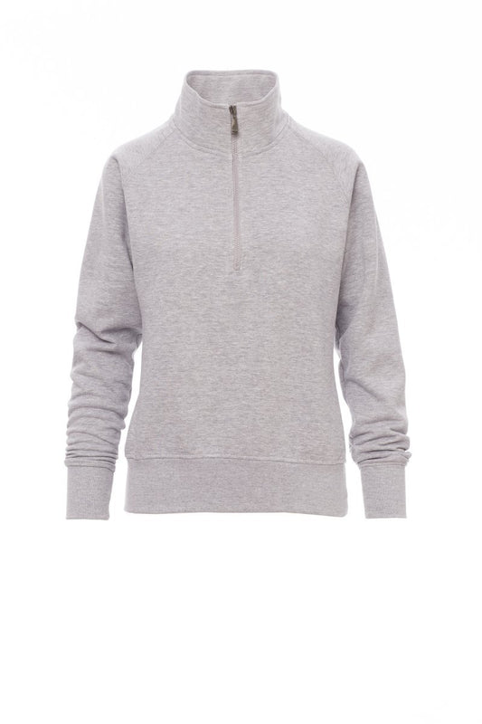 PAYPER - Damen-Sweatshirt MIAMI+LADY MELANGE - Farbe: Grau Meliert