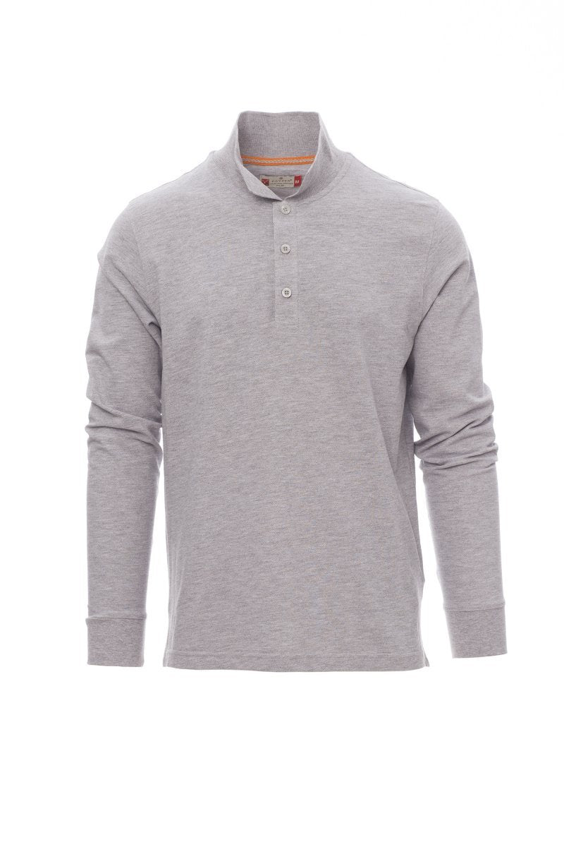 PAYPER - Herren-Poloshirt FLORENCE MELANGE - Farbe: Grau Meliert