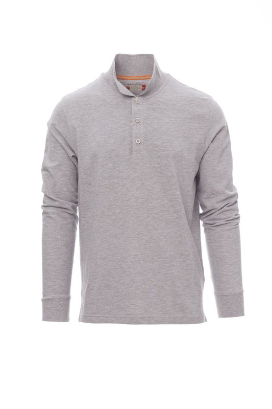 PAYPER - Herren-Poloshirt FLORENCE MELANGE - Farbe: Grau Meliert