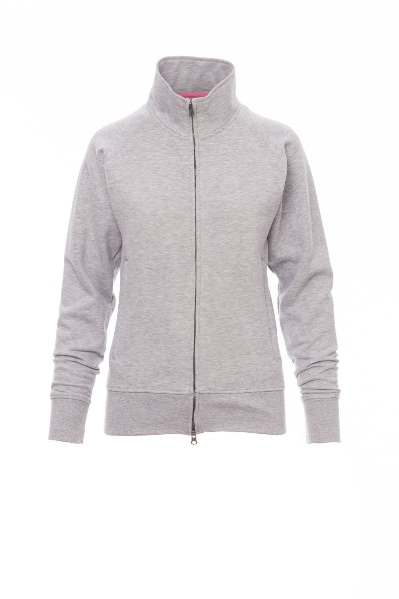 PAYPER - Damen-Sweatjacke PANAMA+LADY MELANGE - Farbe: Grau Meliert