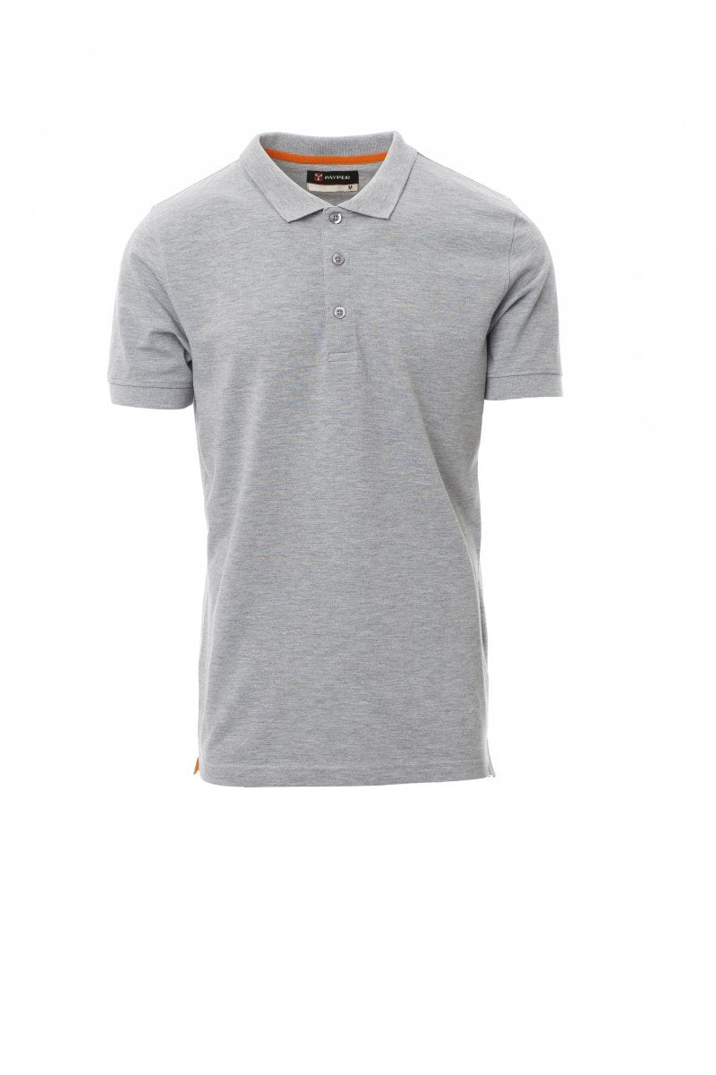 PAYPER - Herren-Poloshirt VENICE MELANGE - Farbe: Grau Meliert