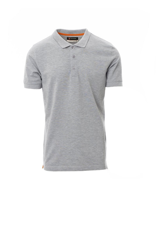 PAYPER - Herren-Poloshirt VENICE MELANGE - Farbe: Grau Meliert