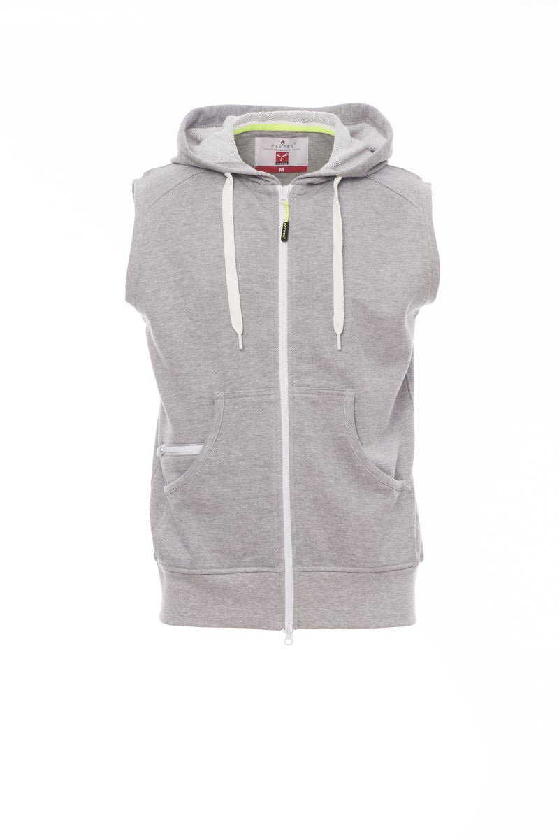 PAYPER - Herren-Sweatweste BOXER+ MELANGE - Farbe: Grau Meliert