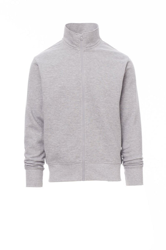 PAYPER - Herren-Sweatjacke HOUSTON MELANGE - Farbe: Grau Meliert