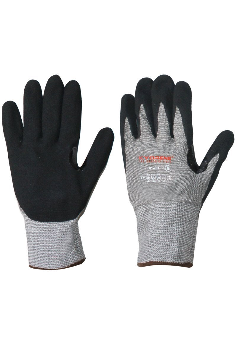 GIONNY WINGS - Handschuh 01-701 (VPE: 12 Paar) - Farbe: Grau/Schwarz