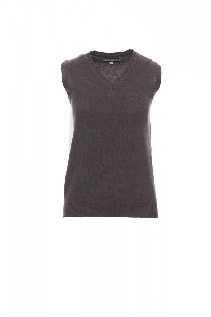 PAYPER - Damen-Weste DESK LADY MELANGE - Farbe: Aschgrau Meliert