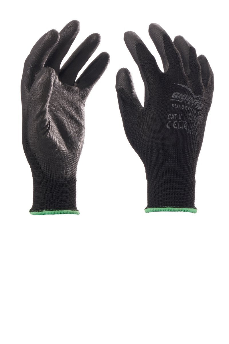 GIONNY WINGS - Handschuh PULSE PU6 (VPE: 12 Paar) - Farbe: Schwarz