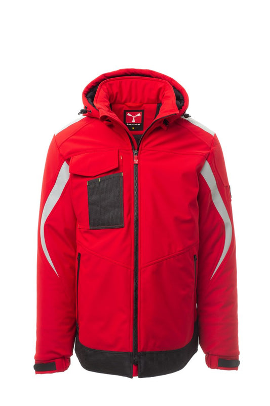 PAYPER Softshelljacke WONDER PAD in ROT/SCHWARZ - Arbeitskleidung für Industrie und Handwerk