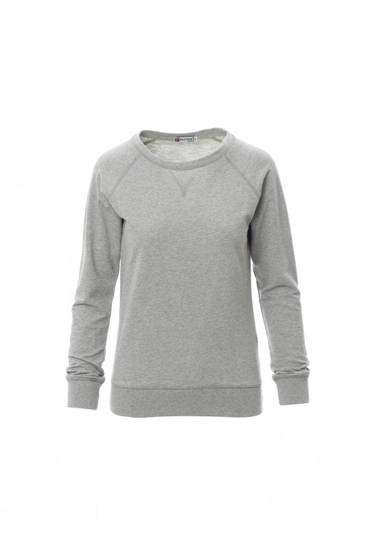 PAYPER Sweatshirt MALIBU+LADY MELANGE in GRAU MELIERT - Arbeitskleidung für Industrie und Handwerk