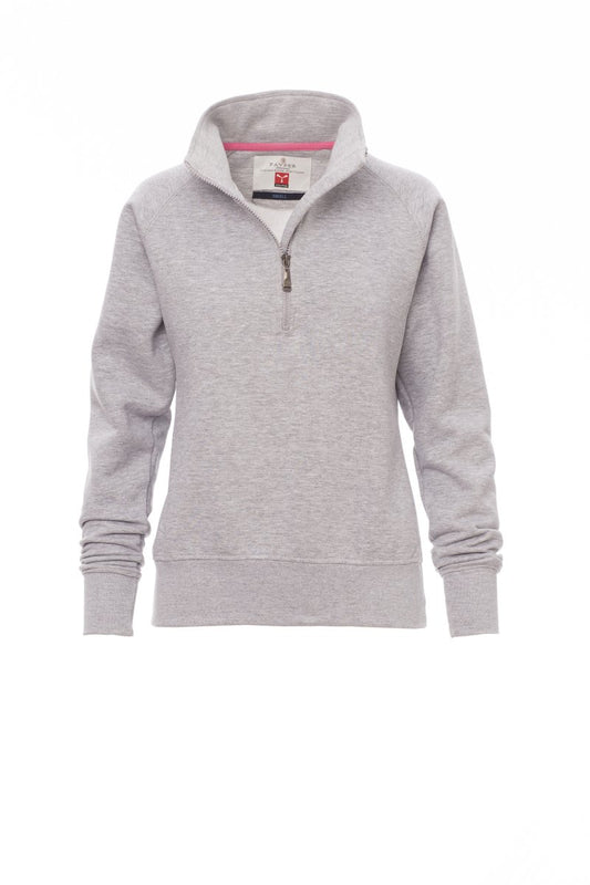 PAYPER Sweatshirt MIAMI+LADY MELANGE in GRAU MELIERT - Arbeitskleidung für Industrie und Handwerk