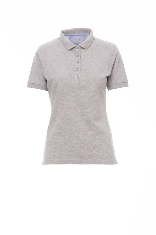 PAYPER Poloshirt GLAMOUR MELANGE in GRAU MELIERT - Arbeitskleidung für Industrie und Handwerk