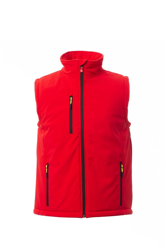 PAYPER Softshelljacke GALE VEST PAD in ROT/SCHWARZ - Arbeitskleidung für Industrie und Handwerk