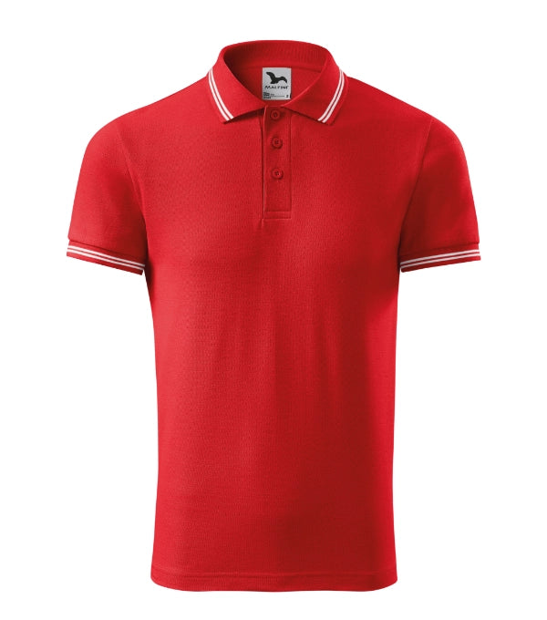 Malfini Urban 219 – Herren Poloshirt mit Kontraststreifen | S–3XL | 15 Farben