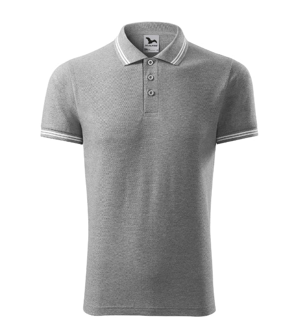 Malfini Urban 219 – Herren Poloshirt mit Kontraststreifen | S–3XL | 15 Farben