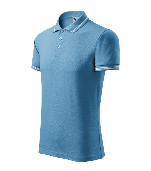 Malfini Urban 219 – Herren Poloshirt mit Kontraststreifen | S–3XL | 15 Farben