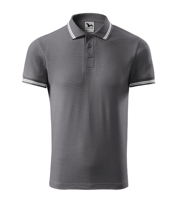 Malfini Urban 219 – Herren Poloshirt mit Kontraststreifen | S–3XL | 15 Farben
