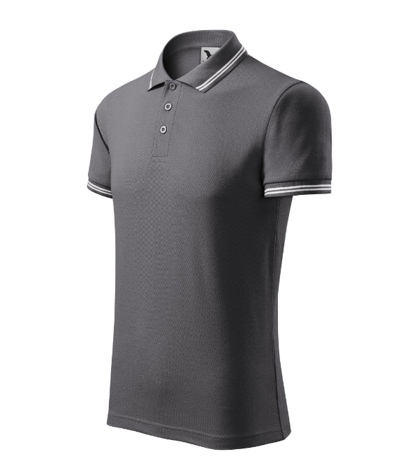 Malfini Urban 219 – Herren Poloshirt mit Kontraststreifen | S–3XL | 15 Farben