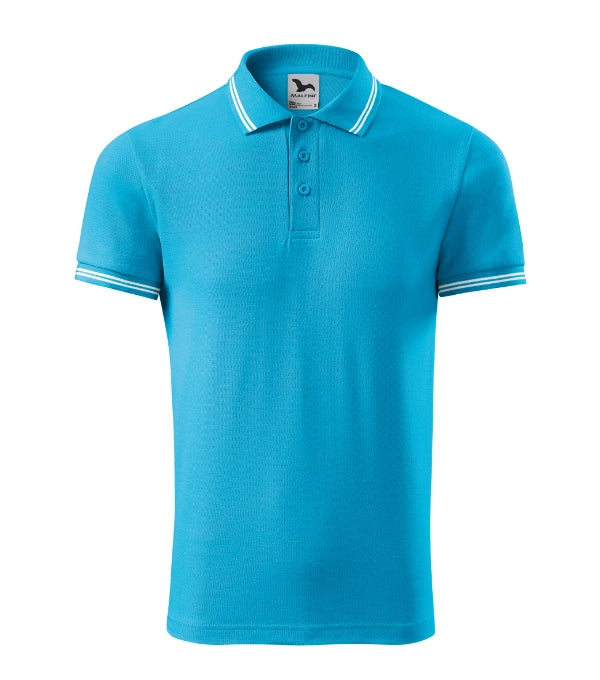 Malfini Urban 219 – Herren Poloshirt mit Kontraststreifen | S–3XL | 15 Farben