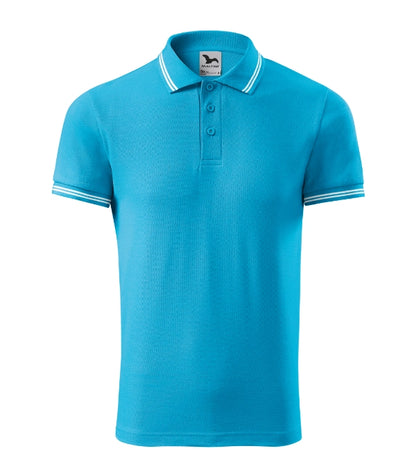 Malfini Urban 219 – Herren Poloshirt mit Kontraststreifen | S–3XL | 15 Farben