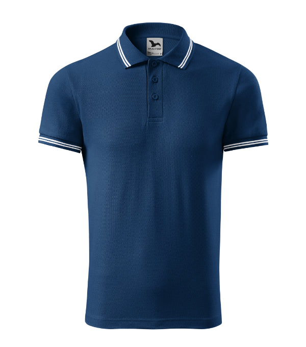Malfini Urban 219 – Herren Poloshirt mit Kontraststreifen | S–3XL | 15 Farben