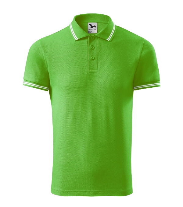 Malfini Urban 219 – Herren Poloshirt mit Kontraststreifen | S–3XL | 15 Farben