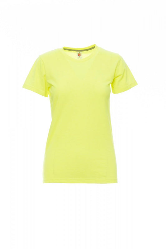 PAYPER T-Shirt SUNSET LADY FLUO in FLUOGELB - Arbeitskleidung für Industrie und Handwerk