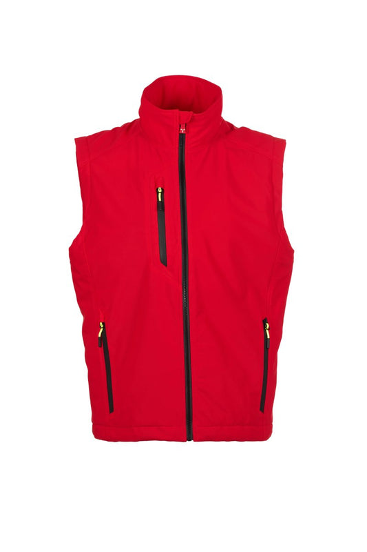 PAYPER Softshelljacke CREEK VEST ULTRALITE PAD in ROT/SCHWARZ - Arbeitskleidung für Industrie und Handwerk