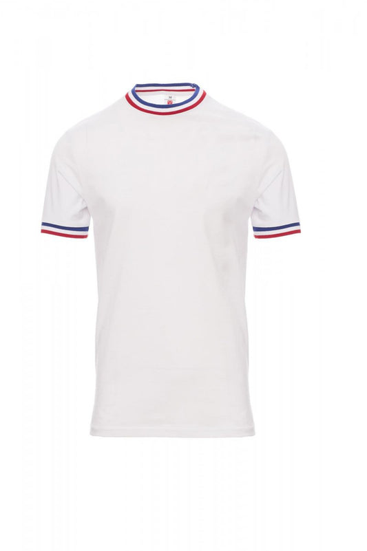 PAYPER T-Shirt FLAG in WEISS/FRANKREICH - Arbeitskleidung für Industrie und Handwerk
