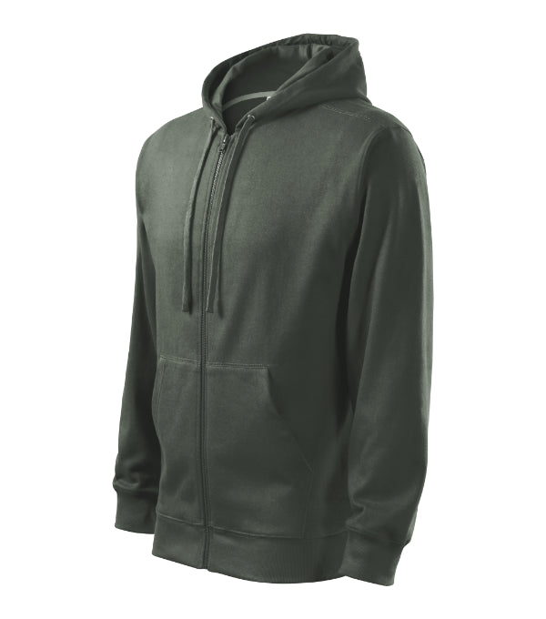 Malfini Trendy Zipper 410 – Herren Zip-Hoodie | S–3XL | 15 Farben