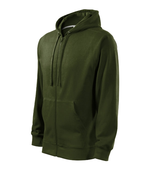 Malfini Trendy Zipper 410 – Herren Zip-Hoodie | S–3XL | 15 Farben