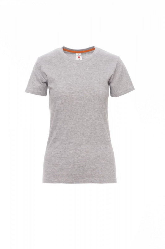 PAYPER T-Shirt SUNRISE LADY MELANGE in GRAU MELIERT - Arbeitskleidung für Industrie und Handwerk