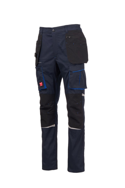 PAYPER Arbeitshose NEXT 400 HOLSTER in MARINEBLAU/SCHWARZ - Arbeitskleidung für Industrie und Handwerk