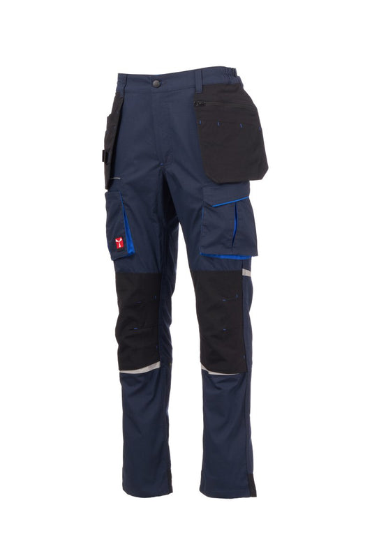 PAYPER Arbeitshose NEXT 400 HOLSTER SUMMER in MARINEBLAU/SCHWARZ - Arbeitskleidung für Industrie und Handwerk