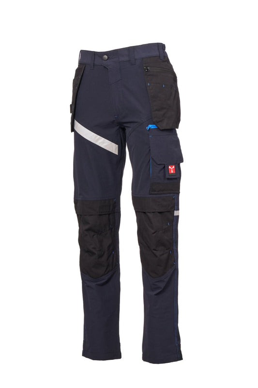 PAYPER Arbeitshose NEXT 4W HOLSTER in MARINEBLAU/SCHWARZ - Arbeitskleidung für Industrie und Handwerk