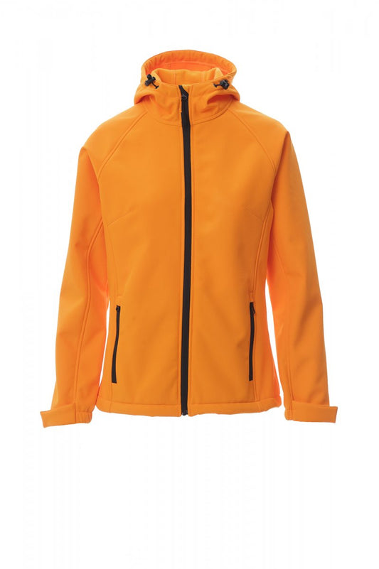 PAYPER Softshelljacke GALE LADY in ORANGE - Arbeitskleidung für Industrie und Handwerk