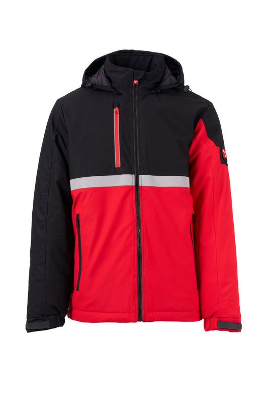 PAYPER Softshelljacke WISE LITE PAD in ROT/SCHWARZ - Arbeitskleidung für Industrie und Handwerk