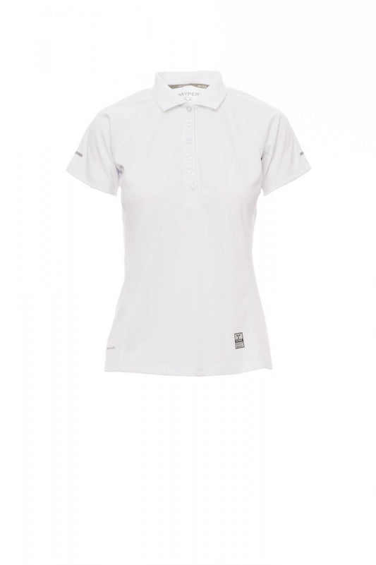 PAYPER Poloshirt TRAINING LADY in WEISS - Arbeitskleidung für Industrie und Handwerk