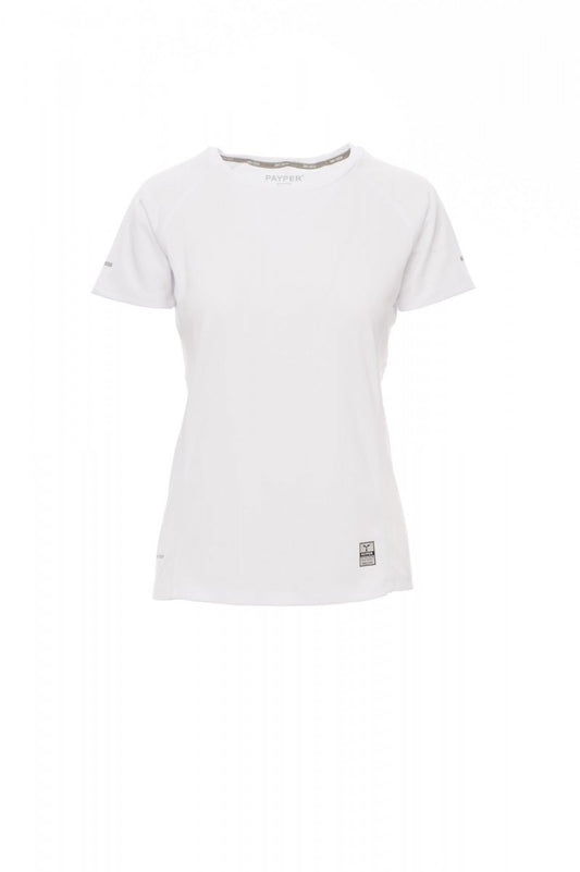 PAYPER T-Shirt RUNNING LADY in WEISS - Arbeitskleidung für Industrie und Handwerk