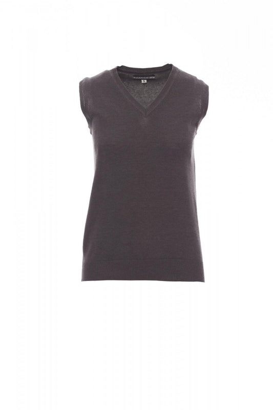 PAYPER Pullover DESK LADY MELANGE in ASCHGRAU MELIERT - Arbeitskleidung für Industrie und Handwerk