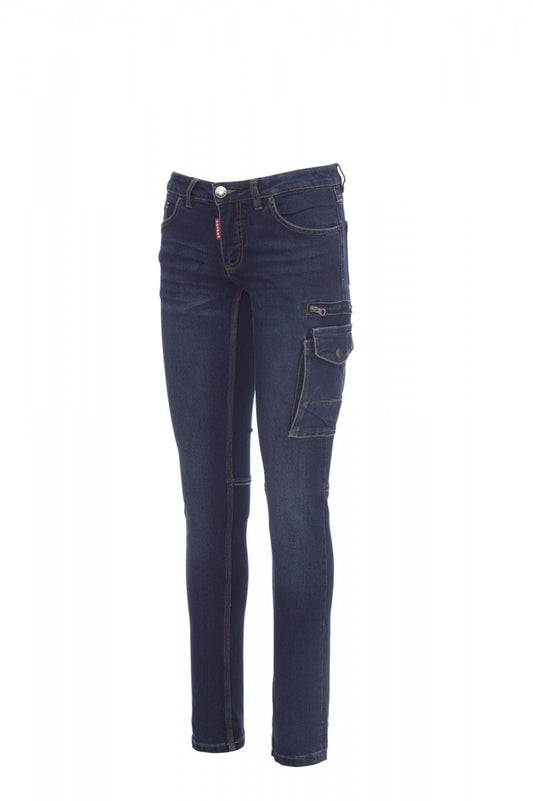 PAYPER Arbeitshose WEST LADY in DENIMBLAU - Arbeitskleidung für Industrie und Handwerk
