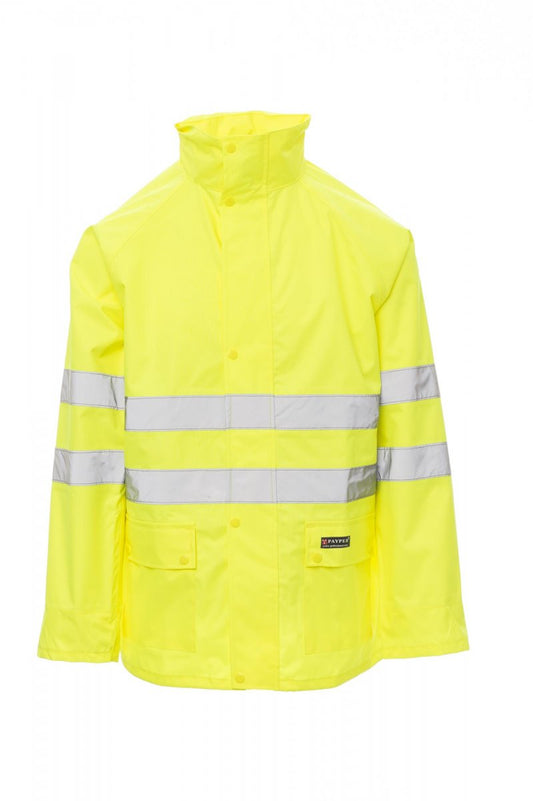 PAYPER Jacke HURRICANE-JACKET in FLUOGELB - Arbeitskleidung für Industrie und Handwerk