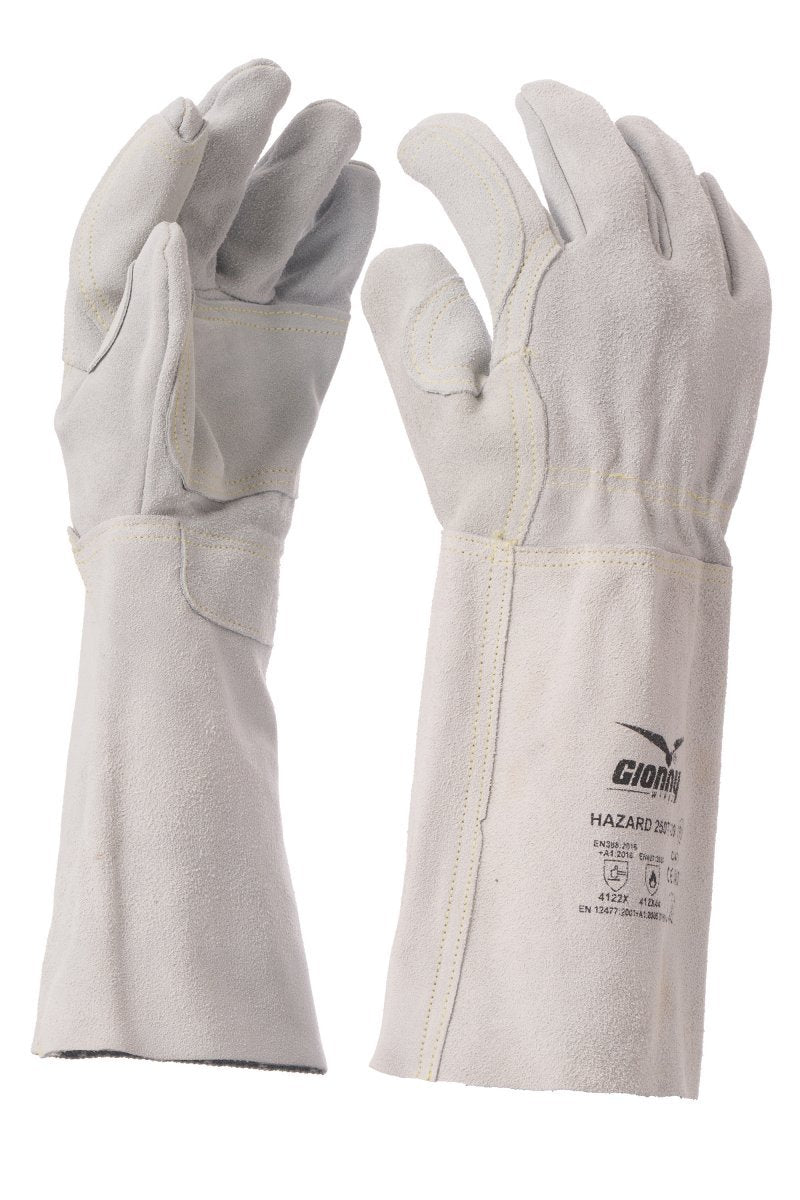 GIONNY WINGS - Leder-Handschuh HAZARD 250T-20 (VPE: 12 Paar) - Farbe: Eis