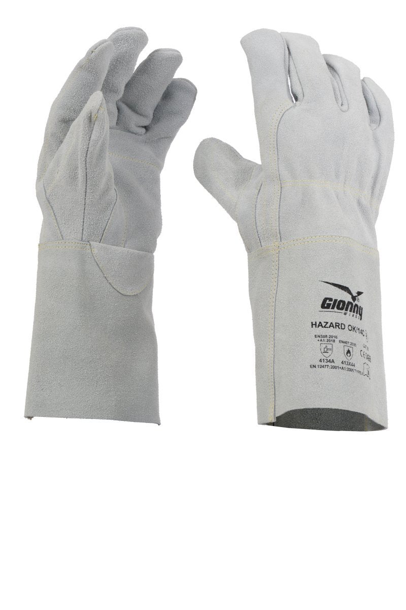 GIONNY WINGS - Leder-Handschuh HAZARD OK/14C (VPE: 12 Paar) - Farbe: Eis